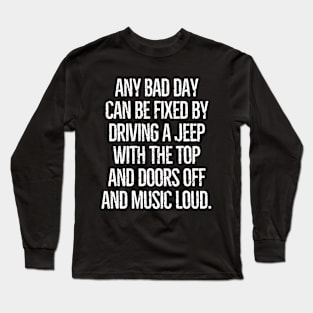 Saved by the jeep! Long Sleeve T-Shirt